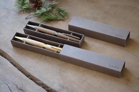 木製ボールペン1本（オニグルミ）