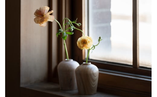 ITAYA SPIRIT－ウッドフラワーベース　丸型