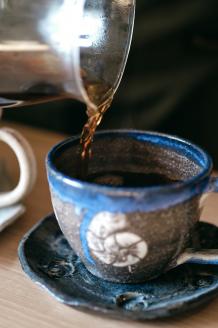 〈ノジュール〉コーヒーカップ・ソーサーセット