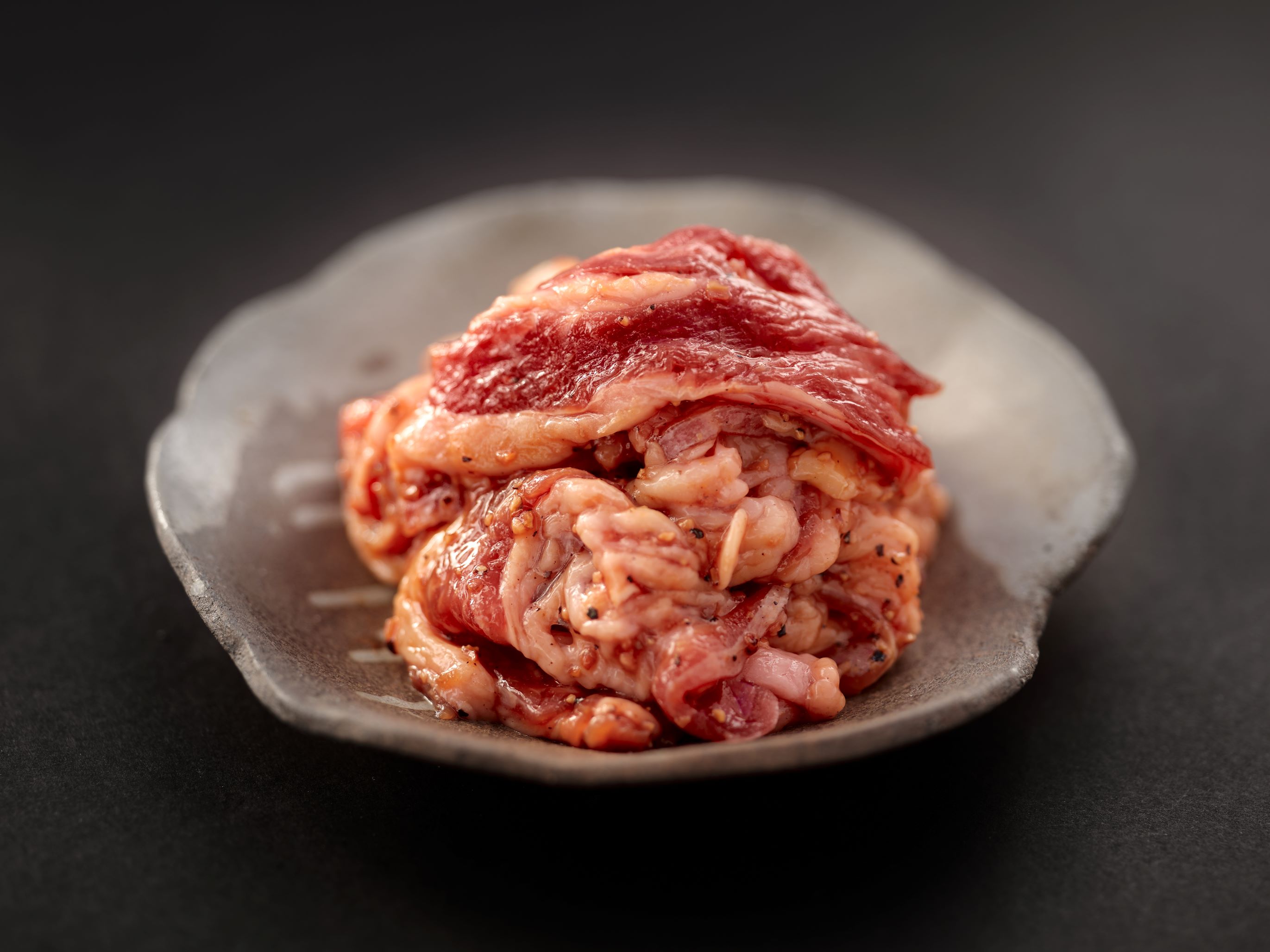 【北海道】中川町産ナカガワ牛　味付きカルビ500g （焼肉用）