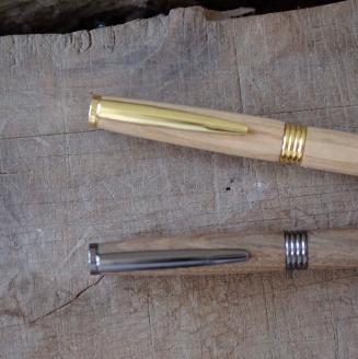 木製ボールペン1本（ヤチダモ）