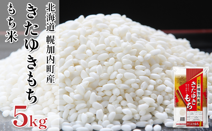 【令和5年産】もち米きたゆきもち 5kg 北海道 幌加内町産