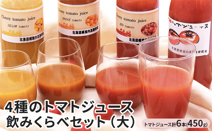 4種のトマトジュース　飲みくらべセット（大）