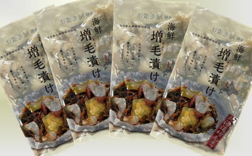 7-010-023　海鮮増毛漬け 130g×4パック