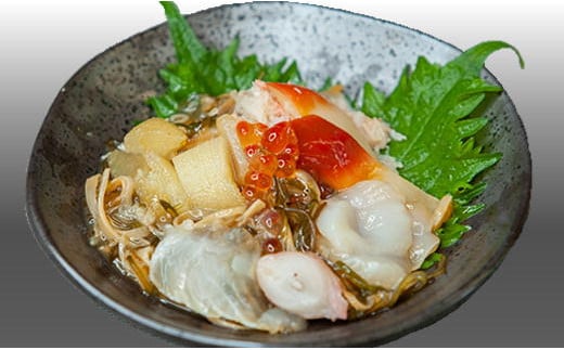 7-020-001　7種の海鮮松前漬（いくら、ほたて他） 1kg（100g×10