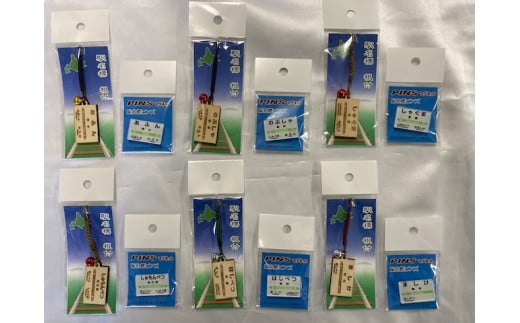 7-045-005　増毛町管内木製駅名標根付＆PINSセット