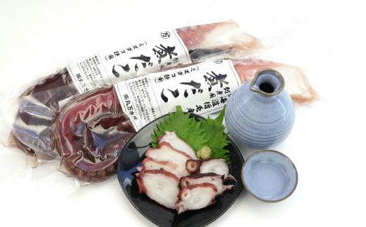 7-015-001　【刺身用】冷凍煮だこ足 約900g（足2本～4本）