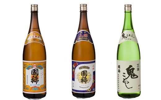 7-024-008　国稀 定番の一升瓶3本セット(国稀・上撰・鬼ころ