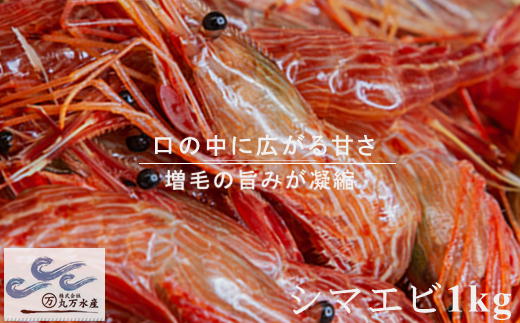 7-020-022　冷凍しまえび 1kg（60尾～80尾）