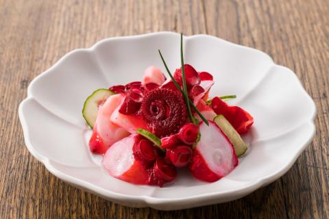 【北海道苫前産のタコ使用】酢蛸　1kg（酢ダコ・酢だこ・たこ・道産・正月・おせち・つまみ・肴・茹で・ボイル・冷凍）