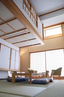 「とままえ温泉ふわっと」　ロフト付き和室ペア宿泊券＋ふるさと納税特典（ふわっと商品券）2,000円付