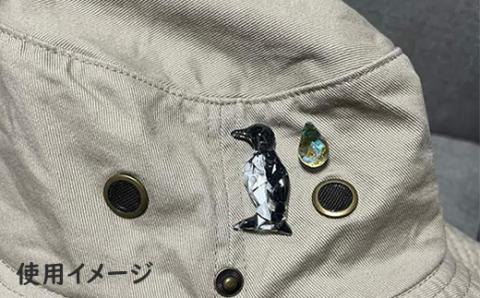 ウミガラスと卵のピンバッジ【26001】