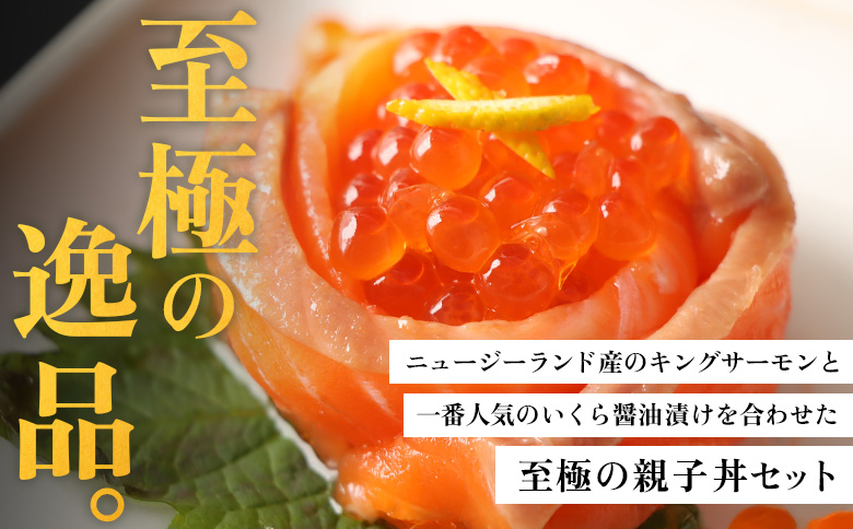 【マリナシーフーズ】いくらとキングサーモンの親子丼セット【0213501】