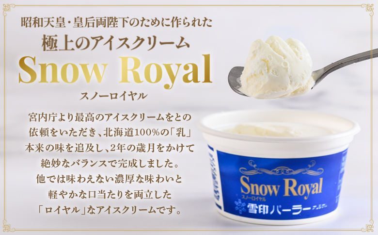 雪印パーラー スノーロイヤル 12個セット【2310103】 140ml×12個