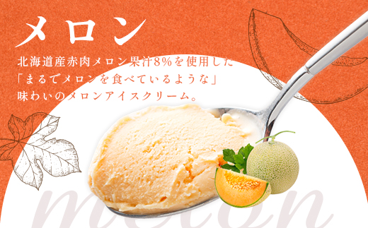 【Secoma】北海道アイスクリーム（メロン12個セット）【01102】