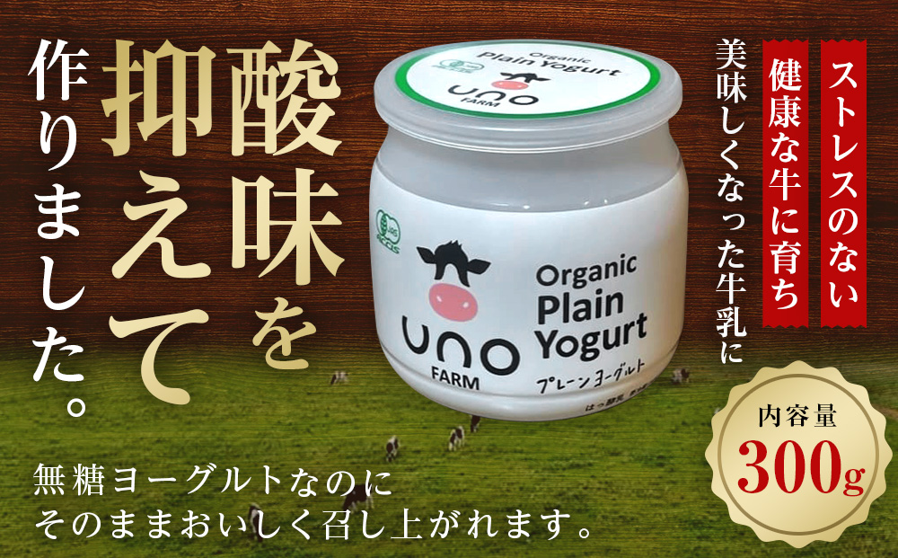 オーガニックプレーンヨーグルト（無糖）6個セット ヨーグルト 有機生乳 北海道牛乳 北海道ふるさと納税