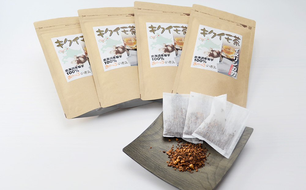 キクイモ茶4袋セット<おのっぷ農園>