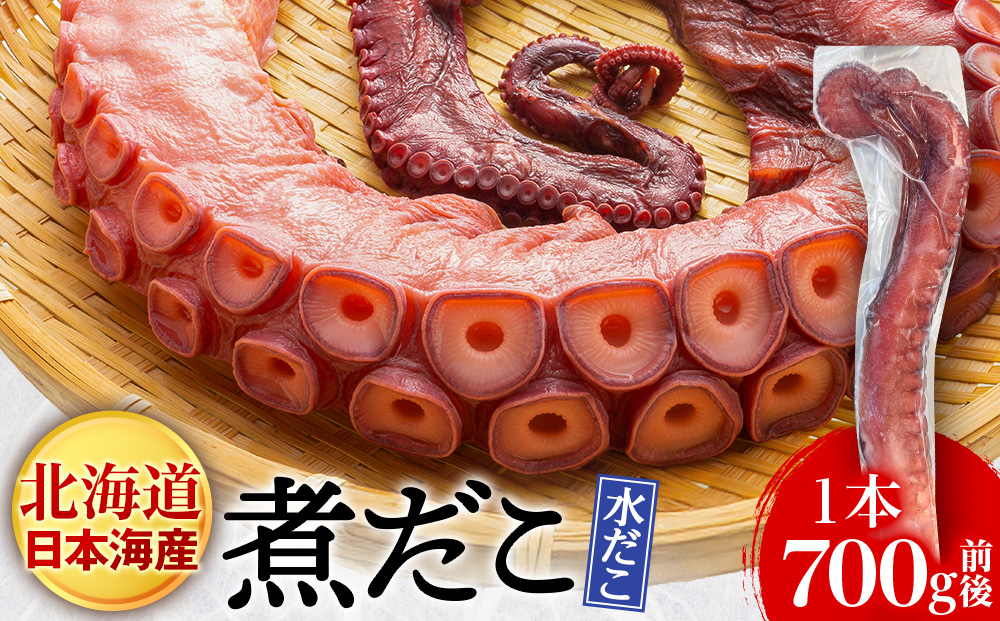 北海道天塩町 煮たこ 足 700ｇ前後＜天塩の國＞