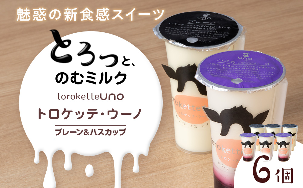 トロケッテ・ウーノ プレーン＆ハスカップ 合計6個