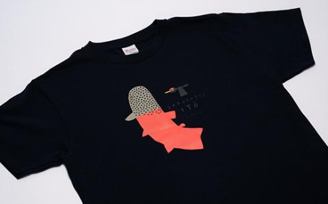 イトウ　Tシャツ(ネイビー・Sサイズ)【12007】