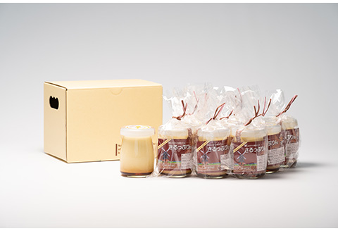 さるふつ牛乳使用濃厚プリン 10個セット【07002】