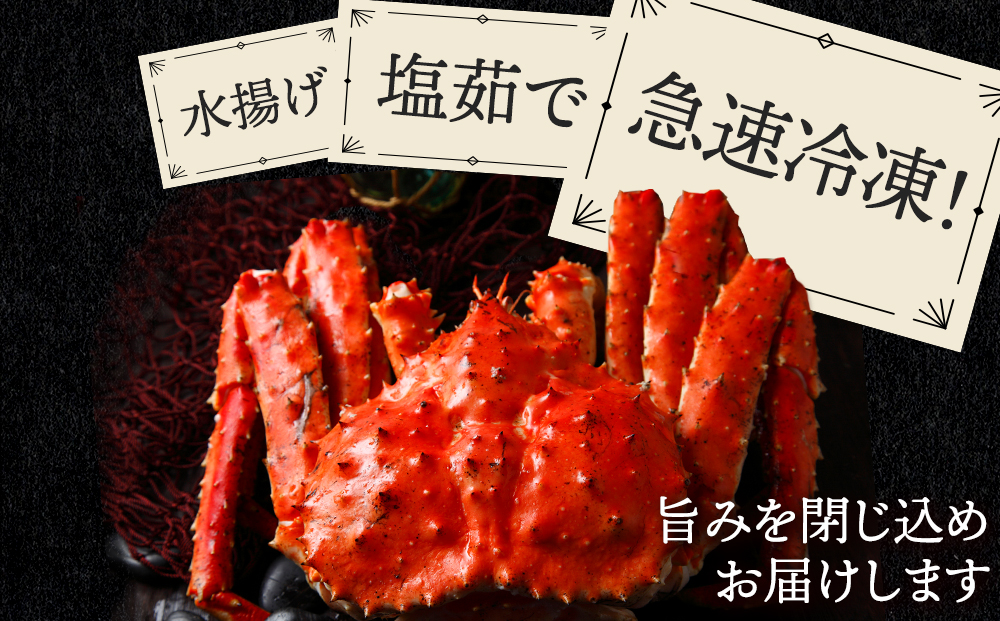 2024年 訳あり 福袋☆北海道産 冷凍ボイル本タラバ姿 3.1~3.3kg