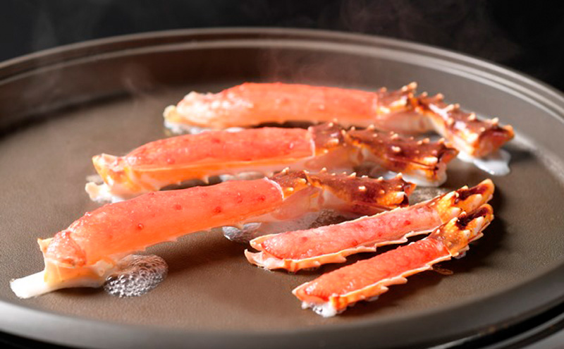 〈生冷凍〉タラバガニ脚 カニしゃぶ用ハーフポーション抱き身（肩）付き650g【オホーツク枝幸産】高田商店 たらば 蟹 カニ 北海道