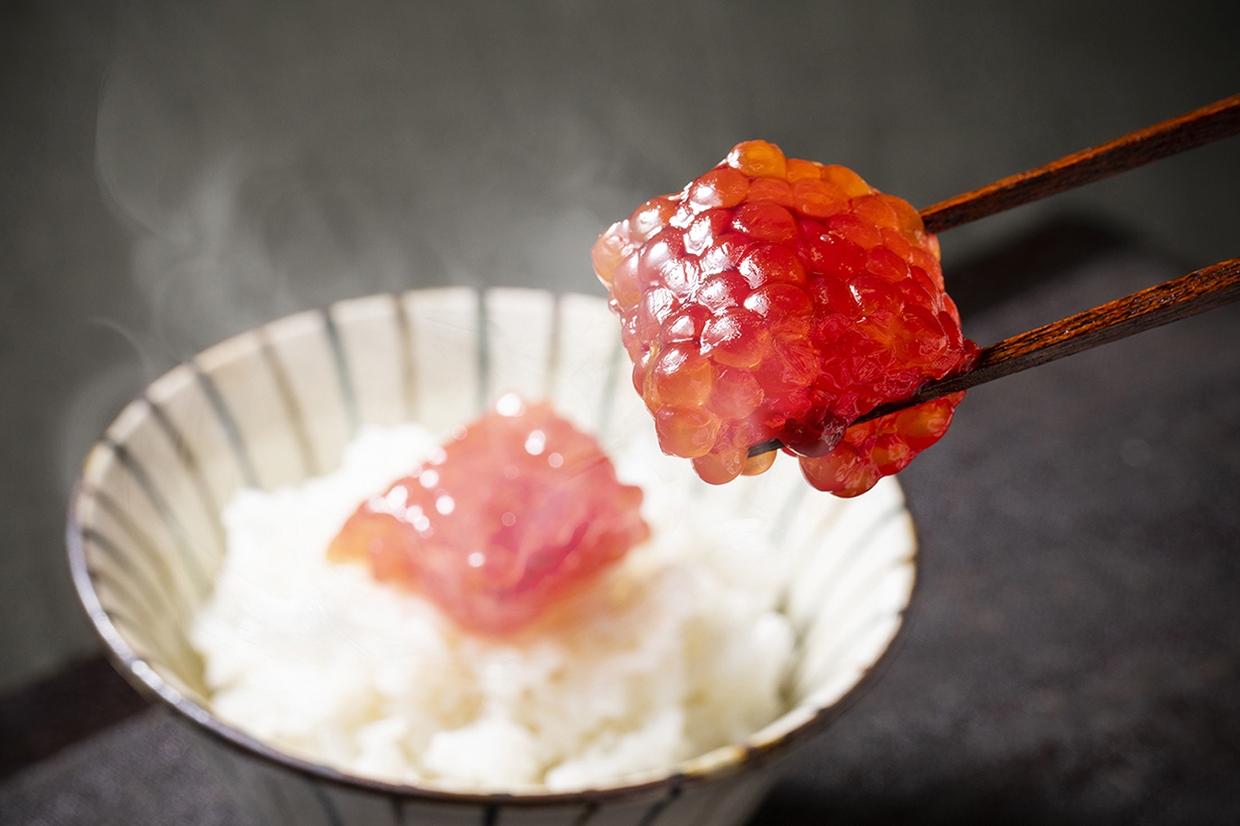 ［数量限定］高田商店の甘塩熟成筋子450g【 すじこ 筋子 鮭 魚貝類 北海道 オホーツク 】