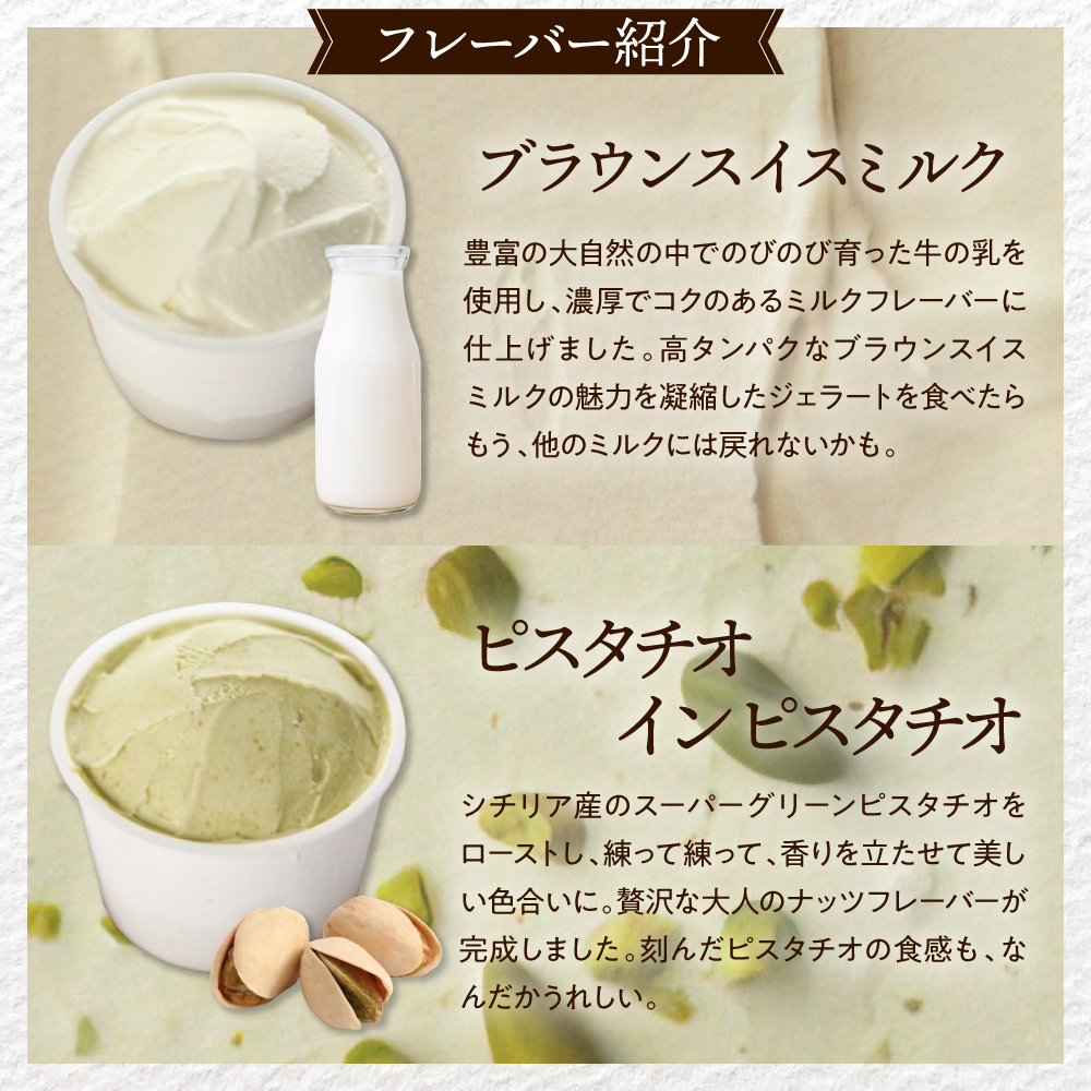 E.den(エデン) 豊富牛乳ジェラート ベーシック 6個セット ベーシック 6個セット