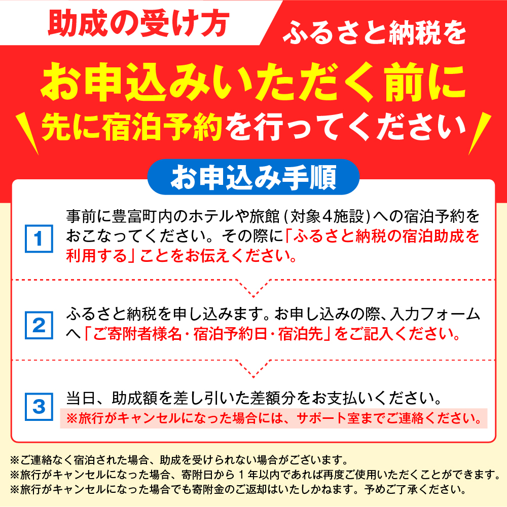 豊富温泉 宿泊助成 12,000円分 豊富温泉 宿泊助成 12,000円分