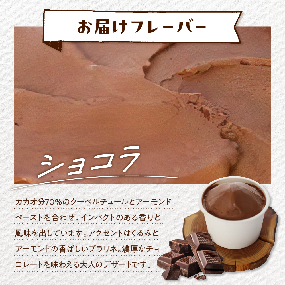 E.den(エデン) 豊富牛乳ジェラート ショコラ 100ml×6個 ショコラ 6個