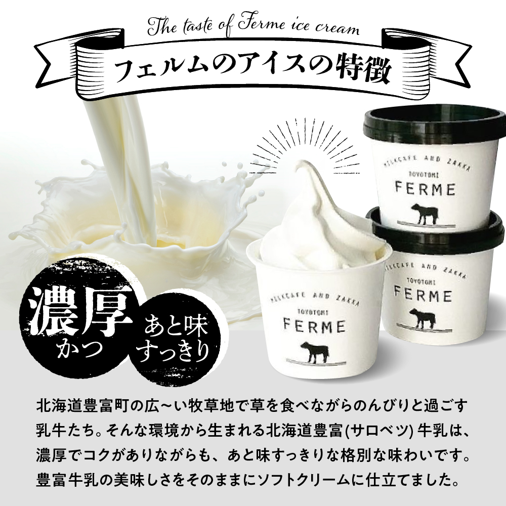 【3か月定期便】とよとみ牛乳ソフトクリーム【ミルク 120ml×12個】 【3か月定期便】ミルク【12個】