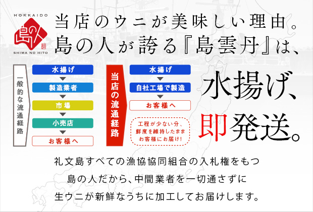 北海道 礼文島産 産地直送 鮮度抜群 塩水 生キタムラサキウニ 90g×1パック
