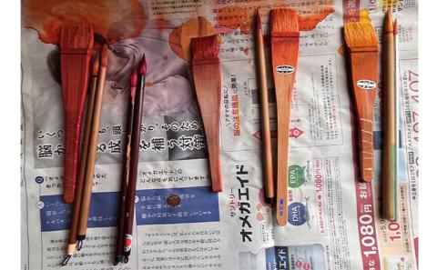 礼文凧 自来也（34～36cm×25cm）