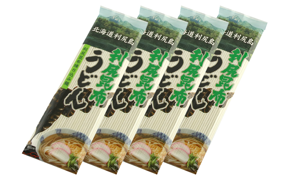 利尻昆布うどん200g×4袋《利尻漁業協同組合》