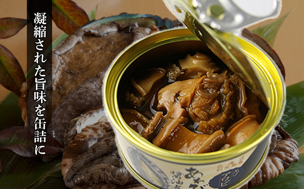 【期間限定・価格見直し】 利尻島産・あわび醤油煮 3缶《利尻漁業協同組合》