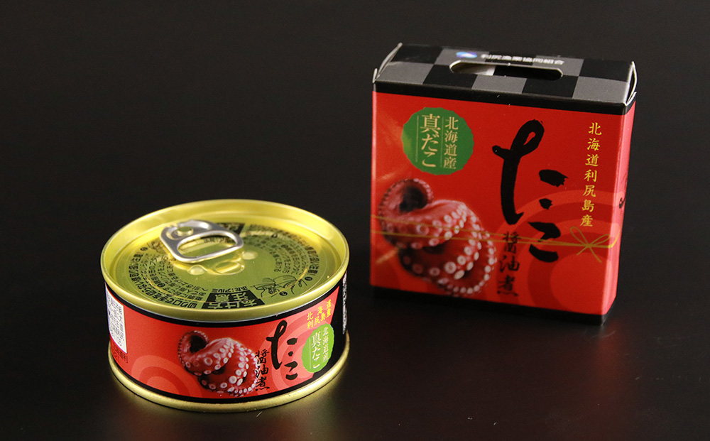 たこ醤油煮缶　4缶入＜利尻漁業協同組合＞