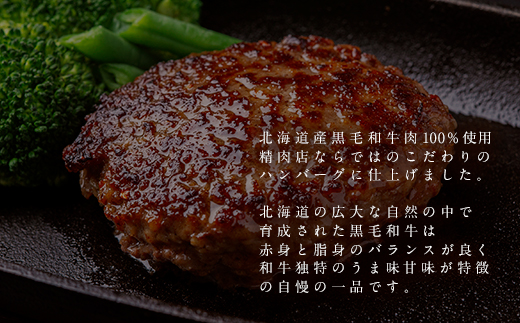 【定期便3ヵ月】北海道産黒毛和牛ハンバーグ120g×10個【配送不可地域：離島】 BHRJ027