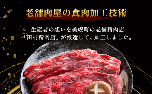 【12/21までのご入金で年内発送】【田村精肉店】北海道産ブランド牛の赤身600g(スライス400g・切り落とし200g)【配送不可地域：離島】 BHRJ021