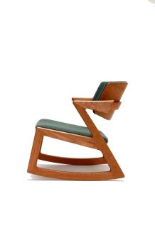 ㈱山上木工 ロッキングチェア 「ISU－WORKS　Eシリーズ（SWING）」ナラ | ロッキングチェア チェア いす イス 椅子 家具 天然木 木製 北海道 津別町 送料無料 ナラ