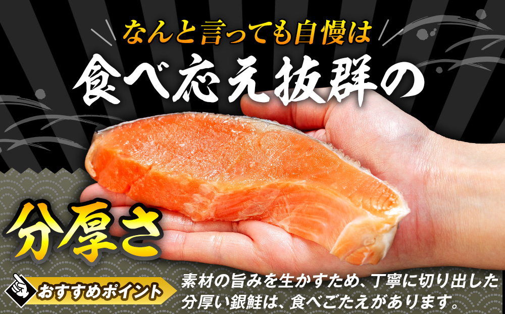 塩銀鮭（甘口） 900g（10~12切れ） | 北海道津別町