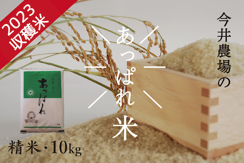 北海道産 あっぱれ米 10kg (精米) 今井農場/016-03008-b01E