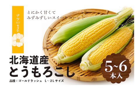 [R7年早期受付] ナツやさい 8月の旬 トウモロコシ 5?6本 ピンクの八百屋?ナツやさい?/006-22295-b01A