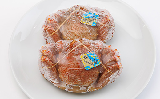 北海道産　浜茹で毛ガニ　450g前後×2尾【配送不可地域：離島・沖縄県】