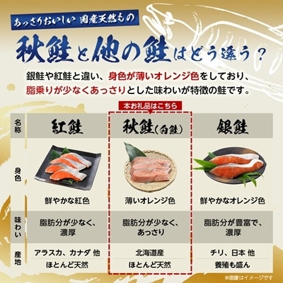 【訳あり】北海道斜里町産　無塩天然秋鮭切身 3kg【無添加】【配送不可地域：離島・沖縄県】