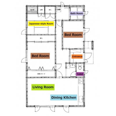 一軒家(平屋)まるごと貸切【オホーツクハウスしゃり 】宿泊優待券(5千円分)【配送不可地域：離島・沖縄県】