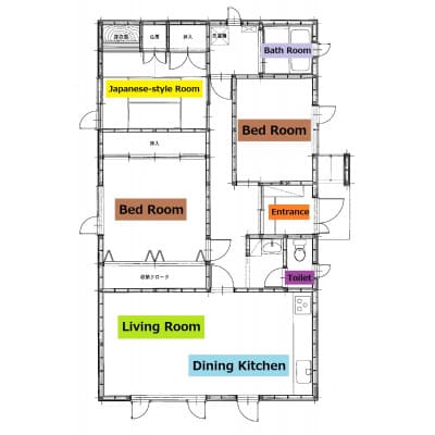 一軒家(平屋)まるごと貸切【オホーツクハウスしゃり 】1泊2日宿泊券　7名まで宿泊できます!