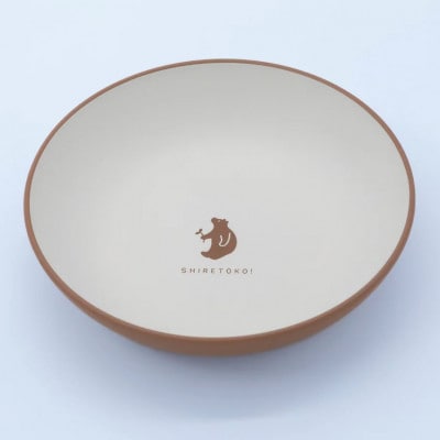 知床トコさんテーブルウェアシリーズ 丸ボウル皿 4枚セット (S)【ベージュ】【配送不可地域：離島・沖縄県】