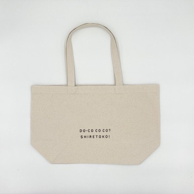 知床トコさん トートバッグ(ホワイト)1枚 コットン100%　レディース メンズ 兼用 ナチュラル【配送不可地域：離島・沖縄県】