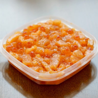 【北海道知床産】鮭いくら親子漬け 200g(100g×2)【配送不可地域：離島・沖縄県】